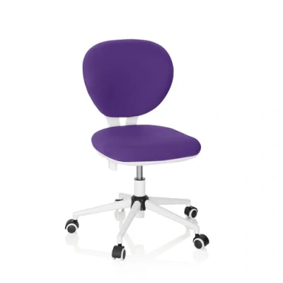 Afbeelding van hjh OFFICE KID Vivo Kinder bureaustoel Lila Stof