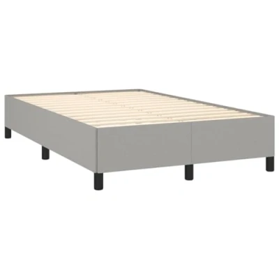 Afbeelding van Bedframe stof lichtgrijs 120x190 cm