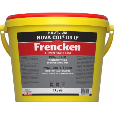 Afbeelding van Frencken Houtlijm NovaCol D3 Wit 5kg