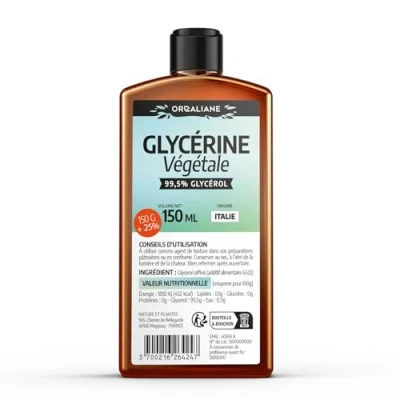 Image de Orgaliane Glycérine Végétale 150 ml 100%