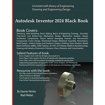 Afbeelding van Autodesk Inventor 2024 Black Book