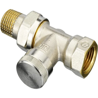 Afbeelding van Danfoss voetventiel recht 1/2&quot; Kvs = 2,50 m3/h RLV15 m. Vul en aftapmogelijkheid