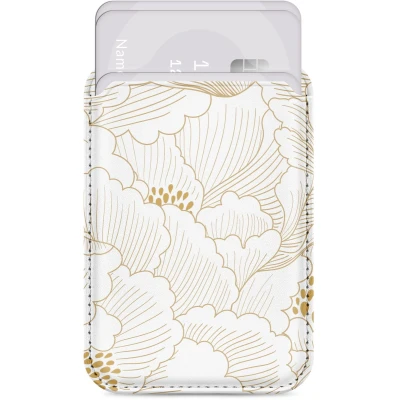 Afbeelding van MIO by Mobilize Roses Magsafe Compatible White Card Holder