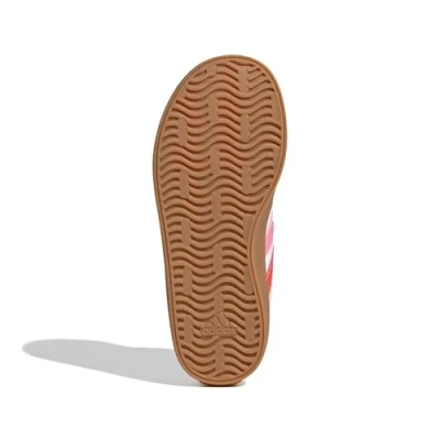 Afbeelding van adidas VL Court 3.0 Hook and Loop schoenen voor kinderen, uniseks, Ftwr Wit/Helder Rood/Bliss Roze
