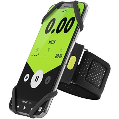 Afbeelding van Bone Sport Telefoonhouder Run Tie Neopreen/Siliconen Zwart Maat L