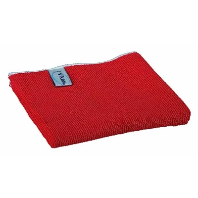 Afbeelding van Microvezeldoek Vikan Basic 32x32cm rood