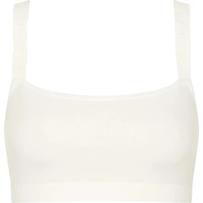 Afbeelding van sloggi GO Casual Top Dames Beha SILK WHITE Maat L