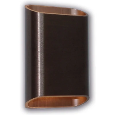 Afbeelding van Artdelight Wandlamp Diaz Small H 15 cm brons