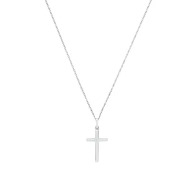 Afbeelding van amor Cross Ketting, Maat: 45, Silber