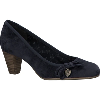 Afbeelding van s.Oliver Klassieke pumps, Dames, Maat: 37, Navy Textiel