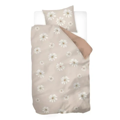 Afbeelding van Snoozing Zjolie Dekbedovertrek Flanel Junior 120x150 cm + 1 sloop) Zand