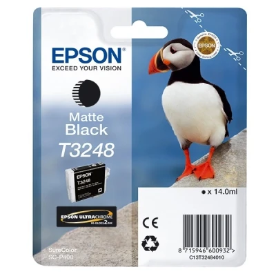 Image de Cartouche d’encre Epson Macareux T3248 Noir Mat