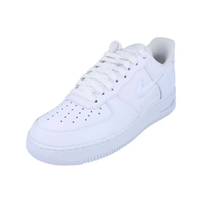 Afbeelding van Nike Air Force 1 Low Jewel Maat 46 Wit/White Sneakers Heren