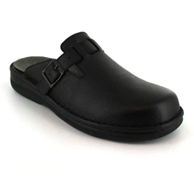 Afbeelding van Berkemann Heren zwart pantoffels &amp; slippers maat 46