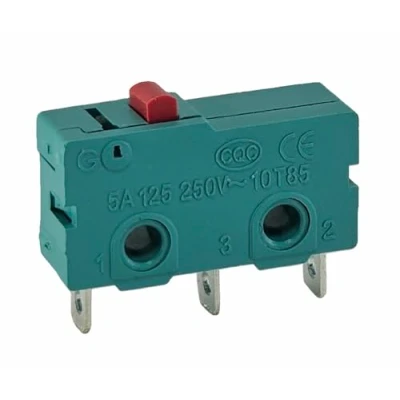 Afbeelding van Microknop 3 pins 250V 5A 2 positie ON/ON Eindschakelaar Wisselschakelaar Micro Touch schakelaar voor mechanica, elektronische apparaten, verkoopautomaten