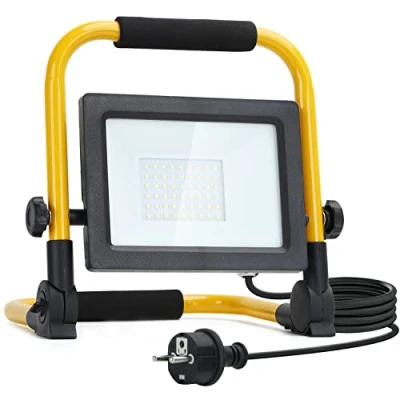 Afbeelding van Aigostar 13VRR LED Werklamp Bouwlamp IP44 Stootvast 30W 2700 lm 6500K Daglicht wit incl. 180cm Aansluitstekker