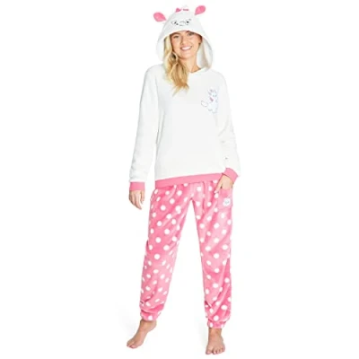 Afbeelding van Disney pyjama voor dames, set van fleece, Stitch Minnie, Iejoor