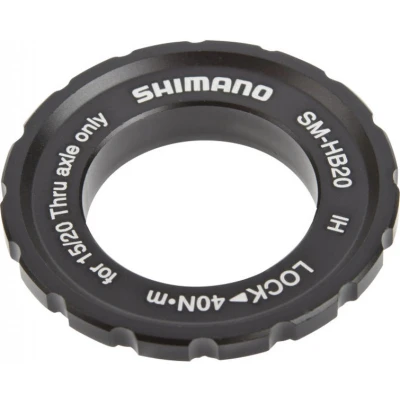 Afbeelding van Remschijfadapter Shimano Center Lock ring voor steekasnaven SM HB20