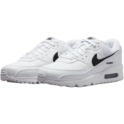 Afbeelding van Nike Sportswear W AIR MAX 90 Sneakers laag, Dames, Maat: 40, white black Imitatieleer/ textiel