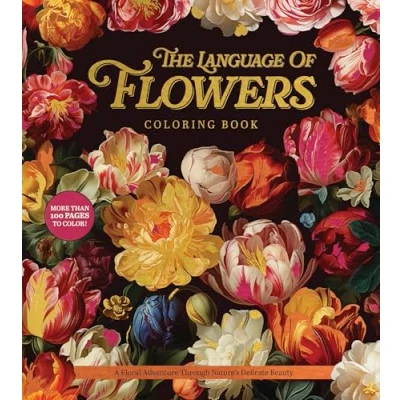 Afbeelding van Chartwell Coloring Books The Language of Flowers Book