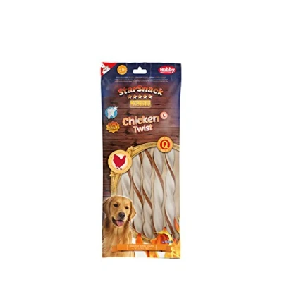 Afbeelding van NOBBY STARSNACK BARBECUE CHICKEN TWIST 5 ST KIP 20 X 150 GRAM