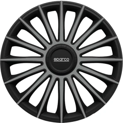 Afbeelding van SPARCO Treviso SPC1493BKGR Wieldoppen 14duim zwart, grijs