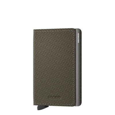 Afbeelding van Secrid Slimwallet portemonnee Carbon khaki Dames