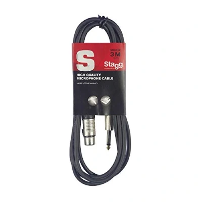 Image de Stagg SMC3XP Studio Câble 3 m Noir