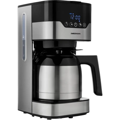 Afbeelding van Medion MD 18458 Koffiezetapparaat met thermoskan 900 Watt Zilver