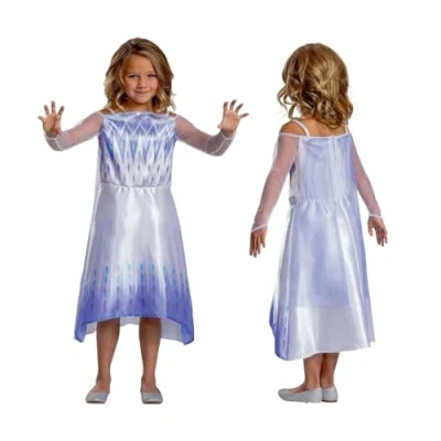 Afbeelding van Vegaoo Wit klassiek kostuum Elsa de Frozen 2 voor meisjes