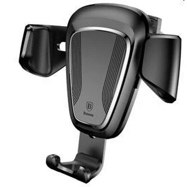 Afbeelding van Baseus Gravity Universele Smartphone Ventilatierooster Houder Zwart