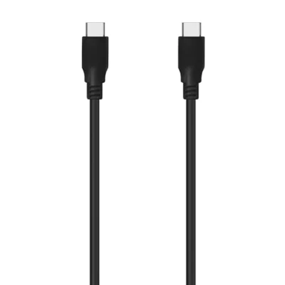 Afbeelding van USB C kabel Aisens A107 0704 Zwart 2 m