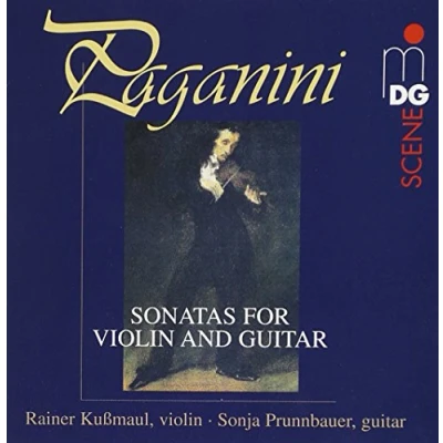 Afbeelding van Rainer Kussmaul &amp; Sonja Prunnbauer Paganini: Sonatas For Violin And Guitar (CD)
