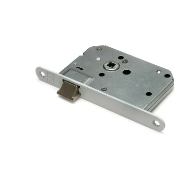 Afbeelding van Dulimex Loopslot doornmaat 50mm RVS incl rechthoekige sluitplaat
