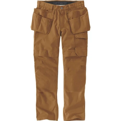 Afbeelding van Carhartt Werkbroek 105070 multipocket kastanjebruin34 32