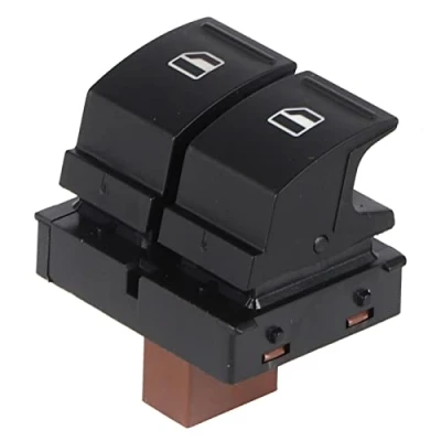 Afbeelding van elektrische raamschakelaar met bediening 1Z0959858 raamknopschakelaar voor fabia 2 2006 2015 Octavia 1Z 2004 Roomster schakelaar skoda leve+
