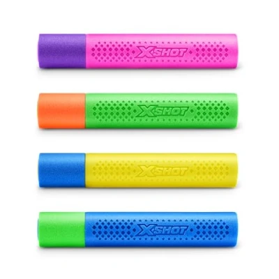 Afbeelding van XSHOT Water Foam Blaster van ZURU, Toy, Water, Big Toy voor Kinderen, Tieners en Volwassenen (4 Packs, Small Blasters)