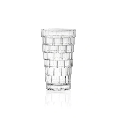 Afbeelding van RCR Italia Stack Longdrinkglazen Set van 6 Spotprijs Luxion Crystal Glass