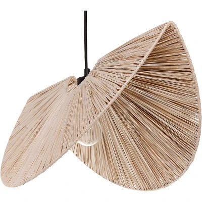 Afbeelding van Beliani HERRON Hanglamp Naturel Papier