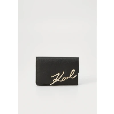 Afbeelding van KARL Lagerfeld K/SIGNATURE Wallet Portemonnee, Dames, Maat: One Size, Black
