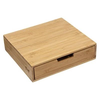 Image de Support tiroir range capsules en bambou