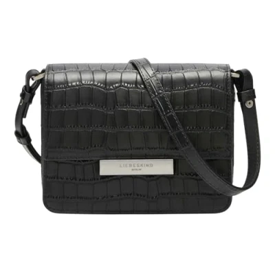 Afbeelding van LIEBESKIND BERLIN Schoudertas Alex New Croco Crossbody Black Zwart