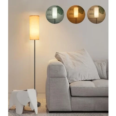 Afbeelding van LEAZZLE Vloerlamp voor woonkamer, 2700 K 5500 K, kleurtemperatuur en continu dimmen, moderne led voetlamp, dimbare woonkamerlamp met muzieksynchronisatie slaapkamer, studeerkamer, kantoor