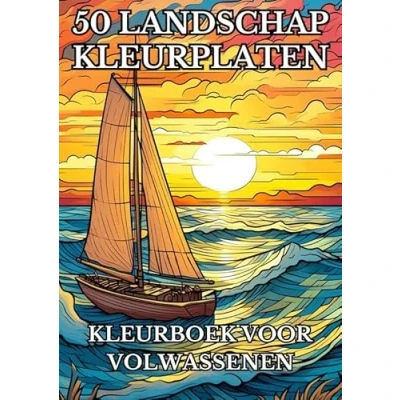 Afbeelding van Landschap Kleurplaten Kleurboek voor Volwassenen