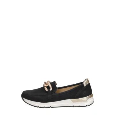 Afbeelding van Rieker Sneakers laag, Dames, Maat: 36, Schwarz Hoogwaardig imitatieleer