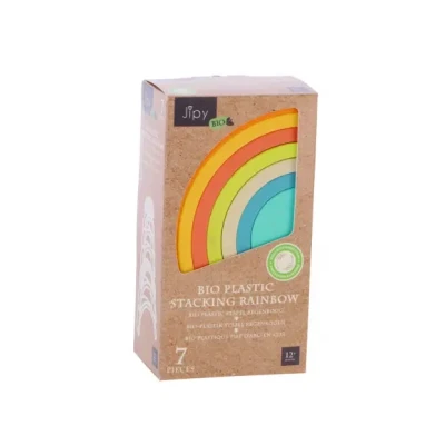 Afbeelding van Mlitoys Bioplastic Stapelregenboog 7 Delig