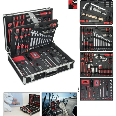 Afbeelding van VIGOR V2542 Gereedschapset 143 TORX dopsleutel 6,3 (1/4&quot;), 12,5 (1/2&quot;) Vierkant, Zeskant