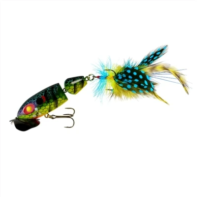Afbeelding van CHECK Arbogast Jointed Jitterbug 2.5&#039;&#039; 2.0 Blue Kill Oppervlakte kunstaas