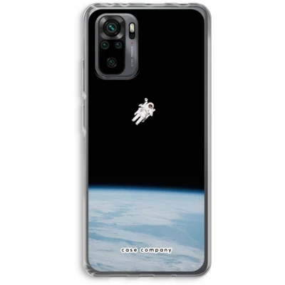 Afbeelding van Case Company® hoesje geschikt voor Xiaomi Redmi Note 10 Pro Alone in Space Soft Cover Telefoonhoesje Bescherming aan alle Kanten en Schermrand