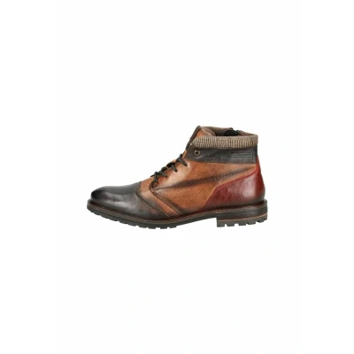 Afbeelding van bugatti Veterboots Cognac brown, Heren, Maat: 40, brown Leer
